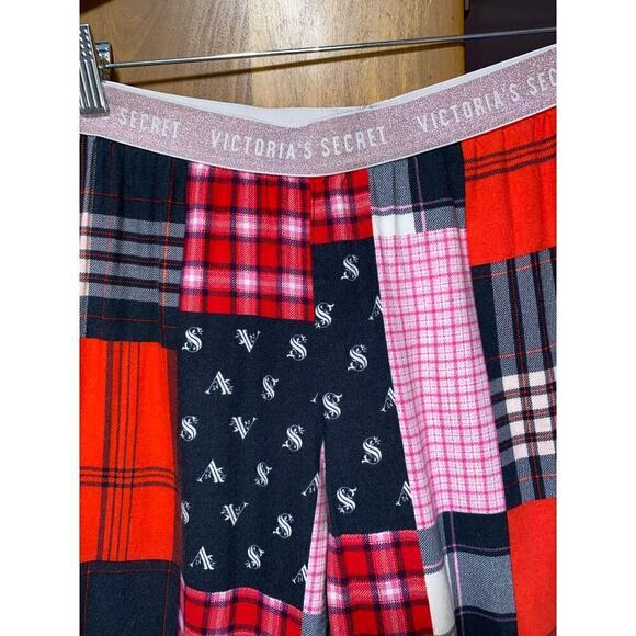 Victoria’s Secret color block jogger lounge pant Sz S/P Holiday Christmas colors - Picture 3 of 6